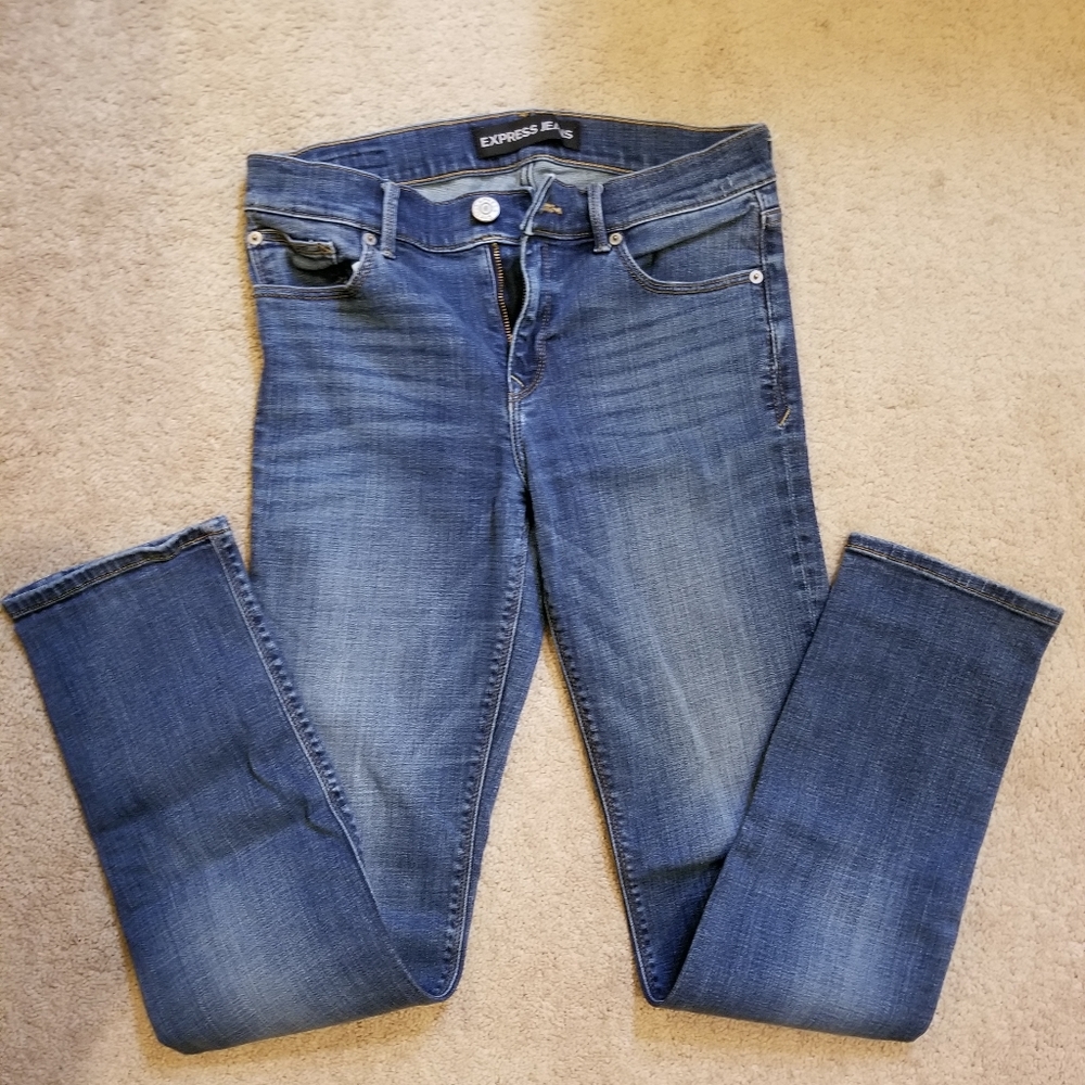 Express mid rise denim
